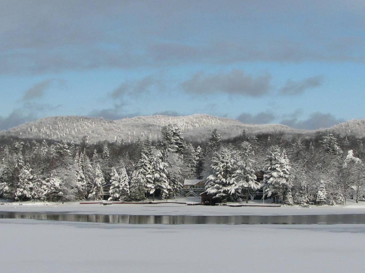 Pine Knoll Hotel Lakeside Lodge&Cabin Old Forge Esterno foto